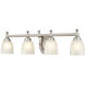 None 4 Light 30 inch Satin Nickel Bathroom Vanity Light Wall Light